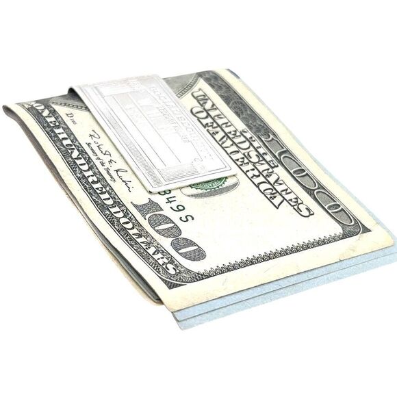 Tiffany & Co Social Security Money Clip Sterling Silver Estate TIF891 - Picture 8 of 9